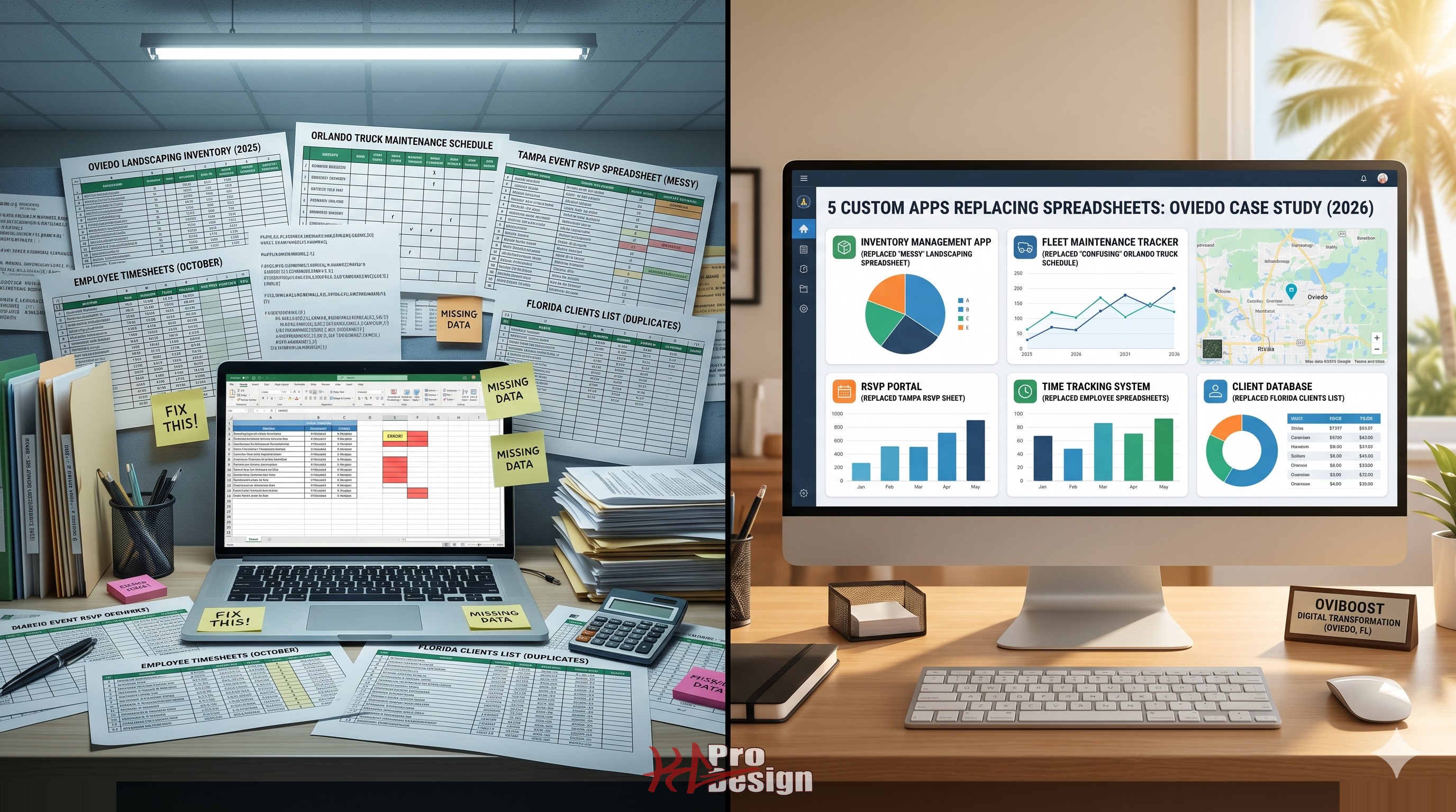 5 Real Examples of How Custom Apps Replaced Spreadsheet Chaos