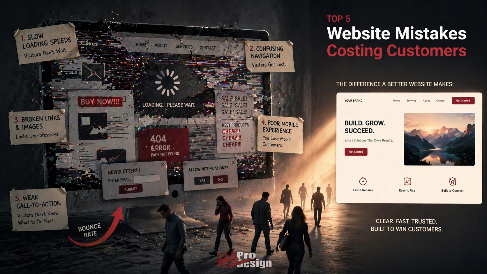 Top 5 Website Mistakes That Are Costing Small Businesses Customers