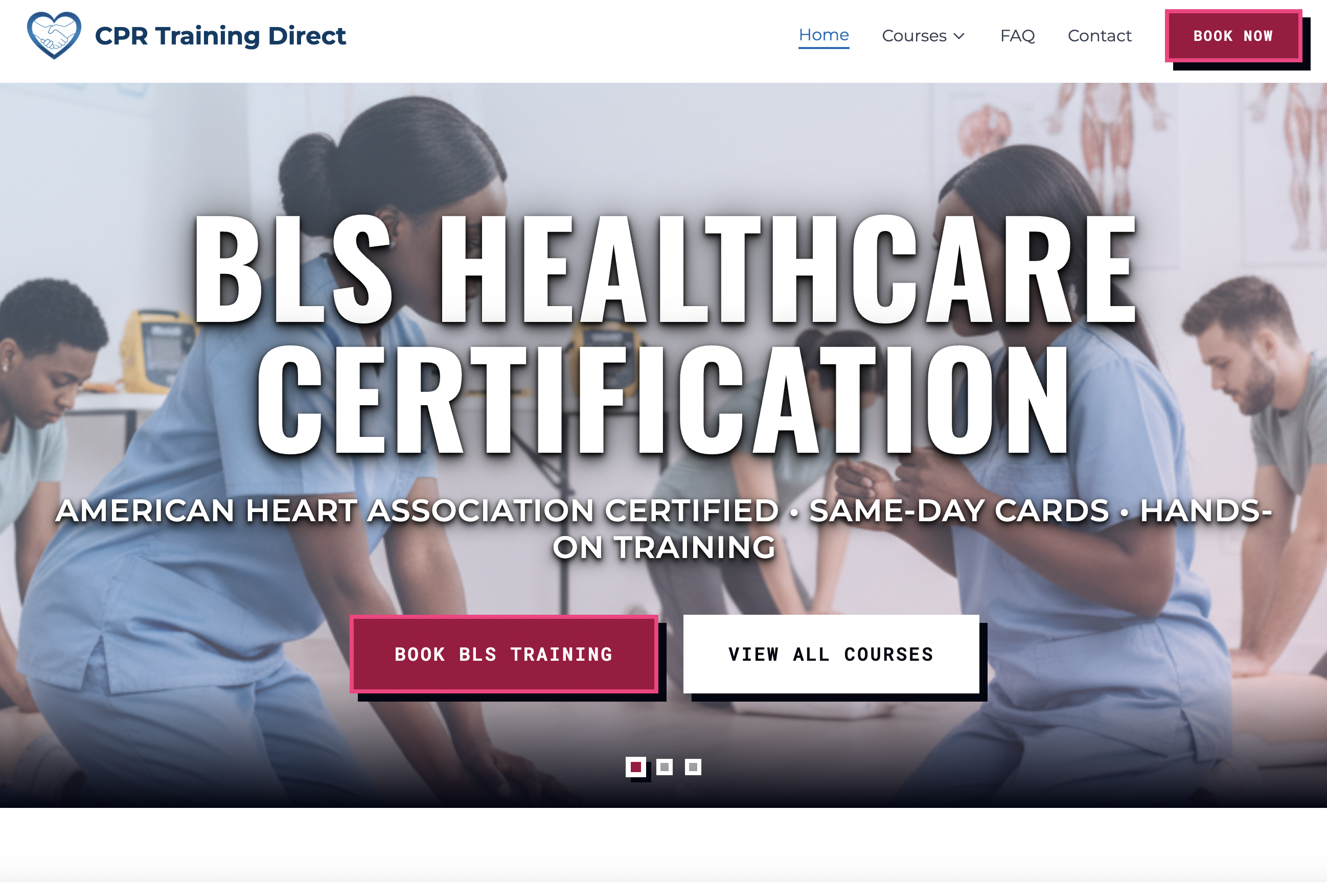 CPR Training Direct - Healthcare Certification Platform